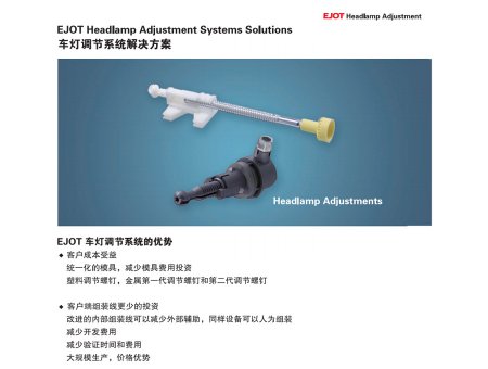 EJOT Headlamp Adjustment Systems Solutions